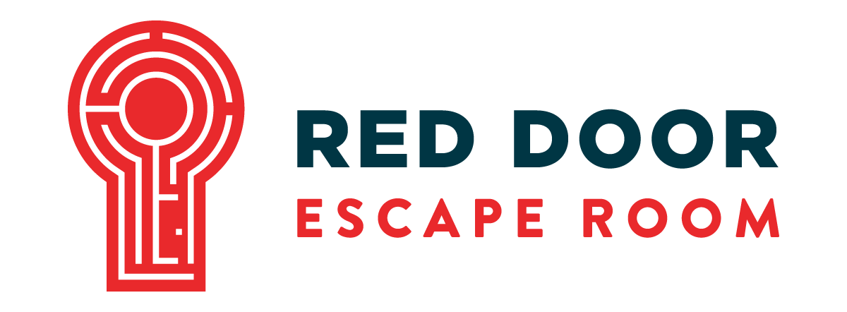 Red Door Escape Room Horizontal Logo